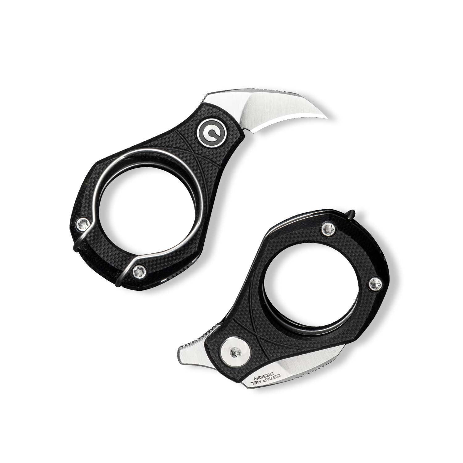 Mini Taschenmesser Mit G10 Griff Und Drahtclip, Klappmesser Für Edc