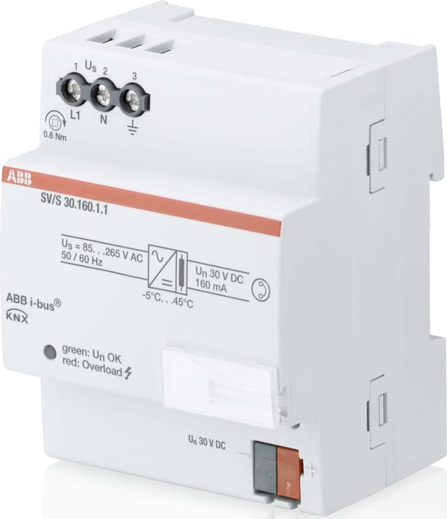 ABB Stotz S&amp;J EIB-Spannungsversorgung 160mA SV/S 30.160.1.1 - 2CDG110144R0011