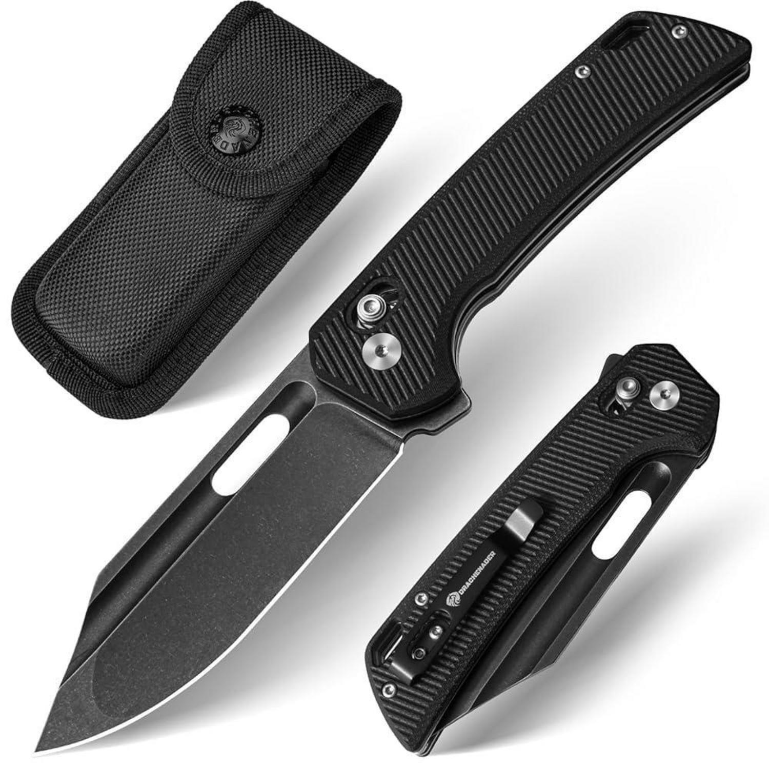 Klappmesser Mit Axis-lock, 14c28n Stahl, G10 Griff, Inkl. Tasche & Clip