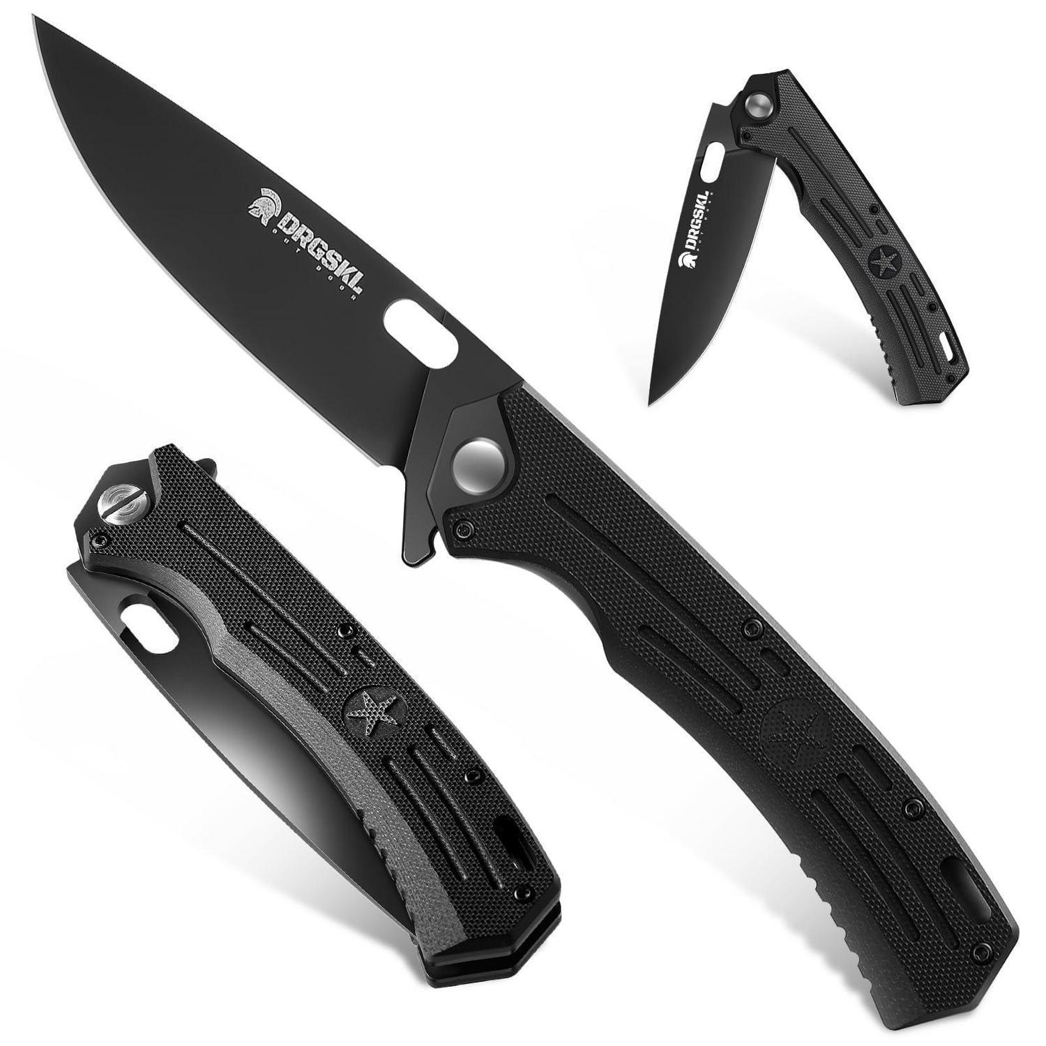 Klappmesser Mit Scharfer D2-stahlklinge Und G10-griff Für Outdoor, Camping, Survival