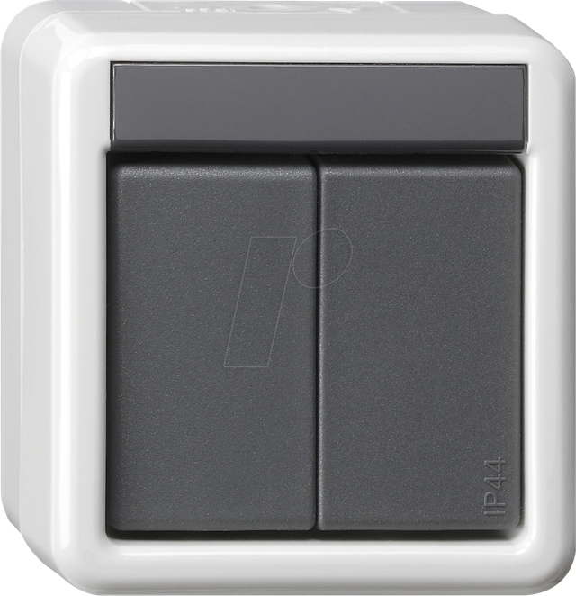 Gira KNX Taster BA 2fach grau AP 2Punkt 516230