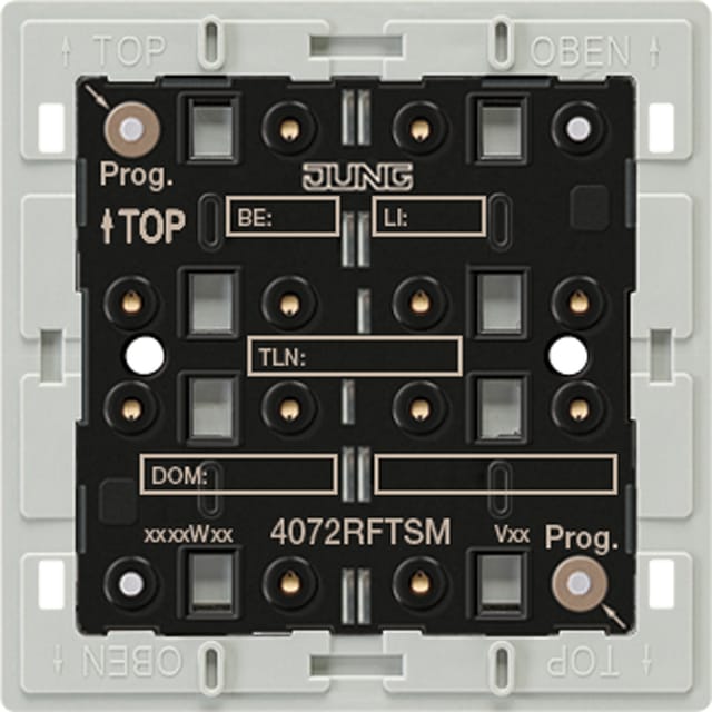 Jung KNX Funk-Tastsensor-Modul Adapterrahmen 2-fach 4072 RF TSM - 4072RFTSM