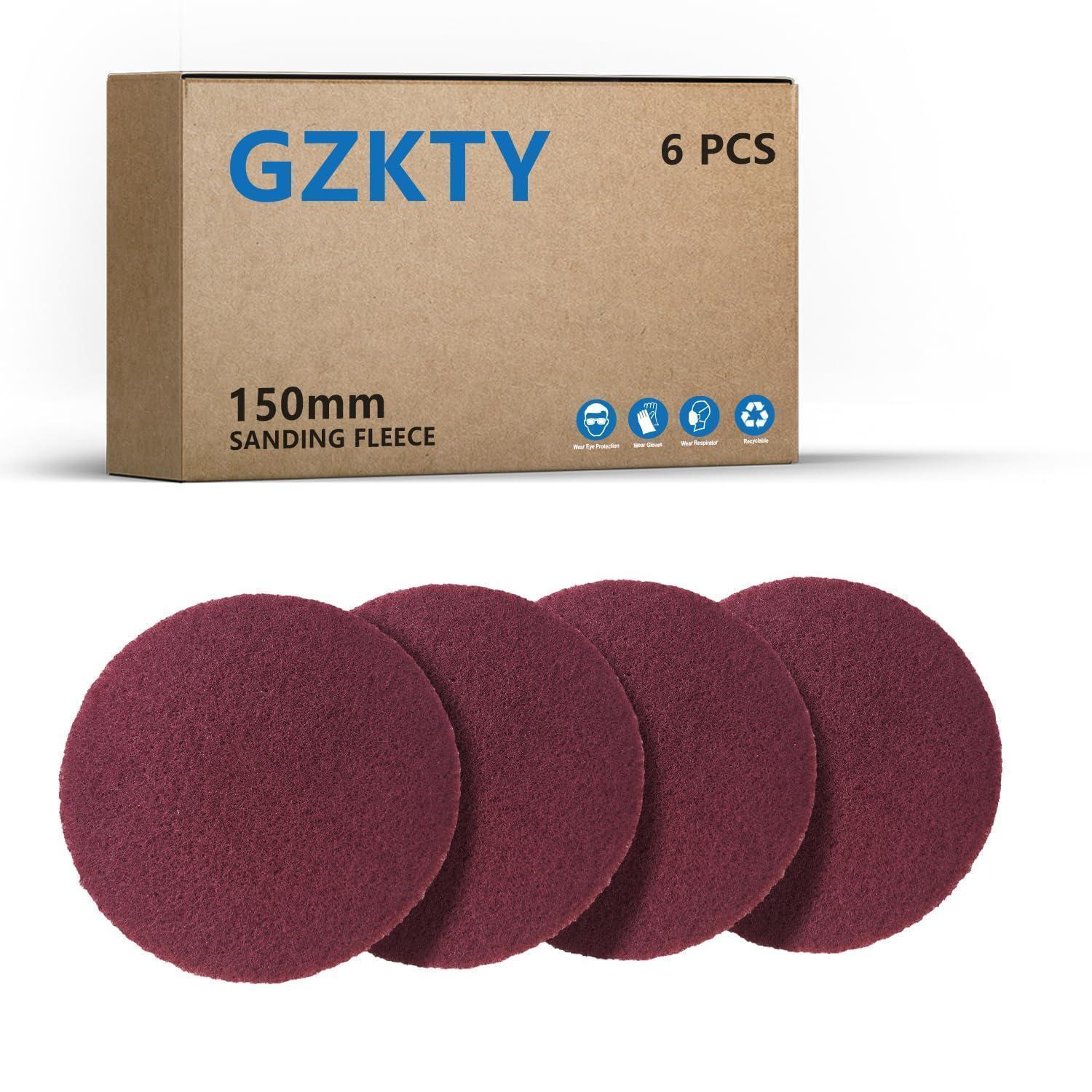 Schleifvliese 150mm Klett P150-180 Für Exzenterschleifer 6 Stück