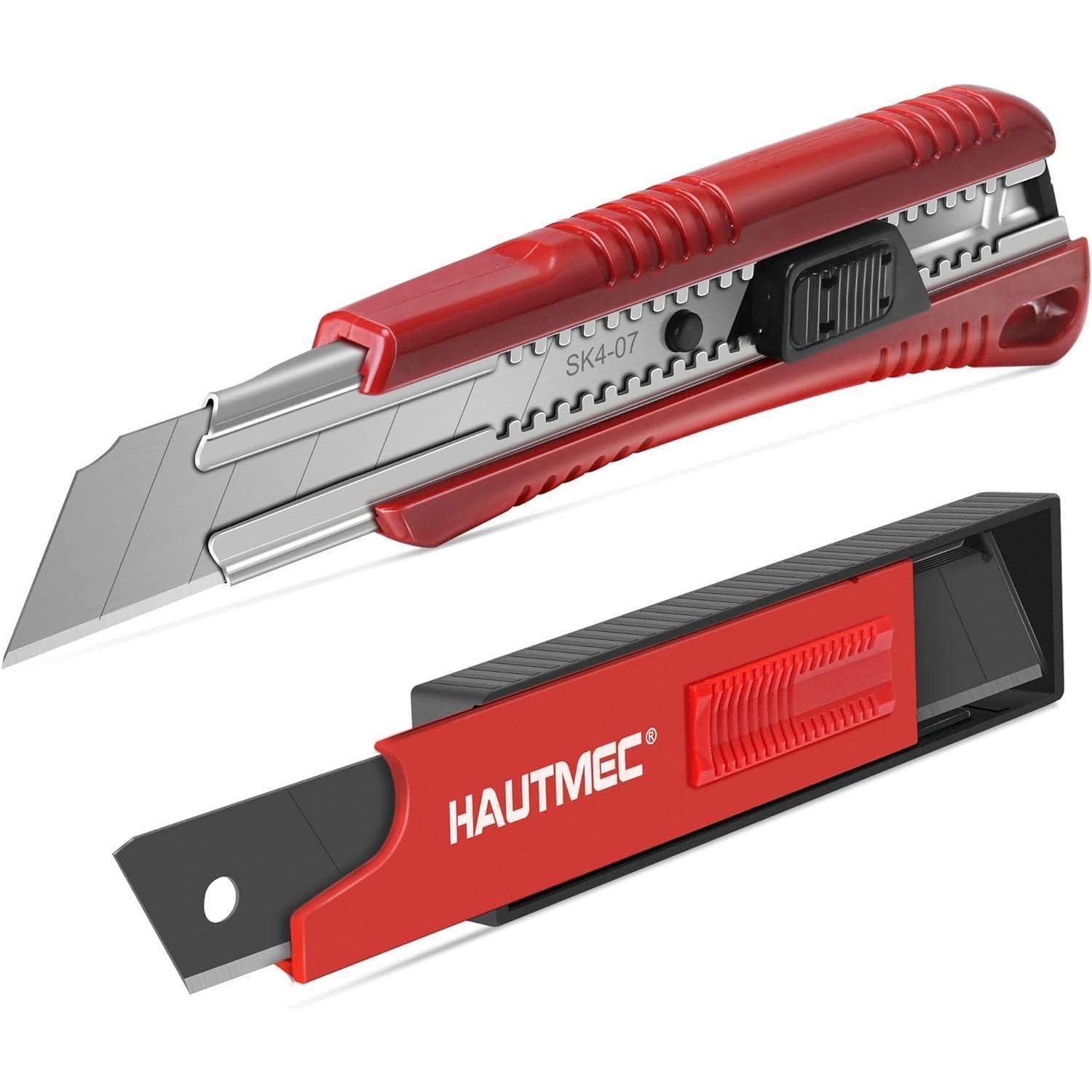 Profi Cuttermesser 25mm Mit Auto-lock Und 10 Abbrechklingen