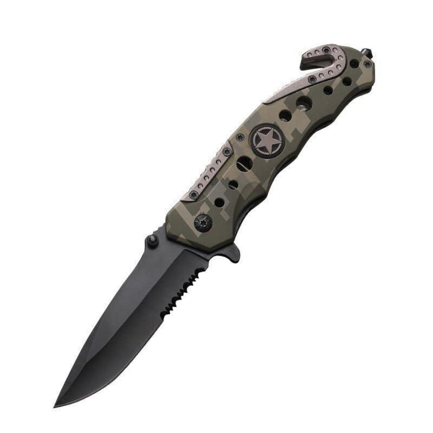 Klappmesser Edelstahl Scharf Edc Für Camping Outdoor Angeln Robust Tragbar