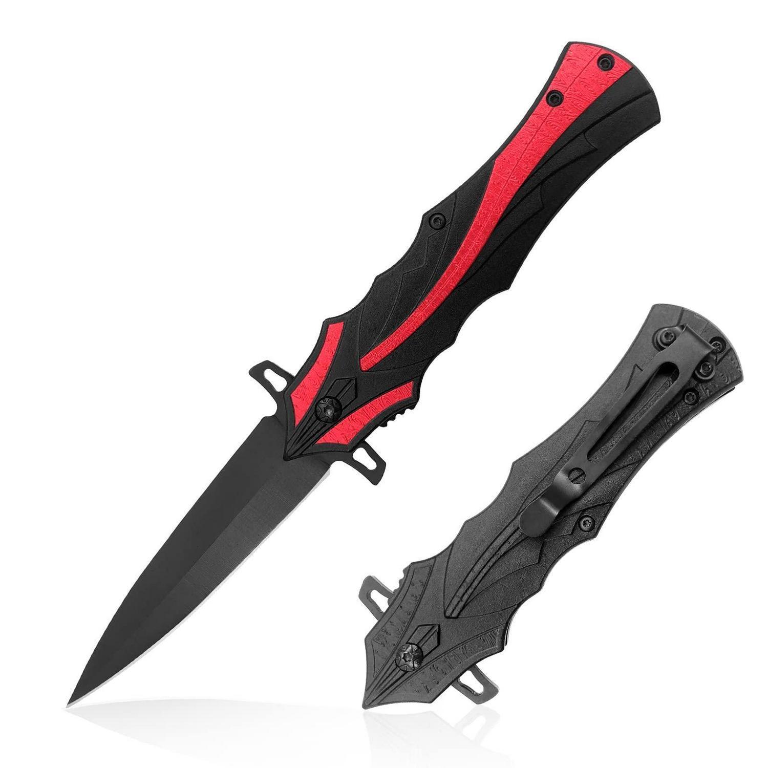 Klappmesser Mit Taschenclip, 3cr13 Edelstahlklinge, Für Outdoor, Camping, Jagd