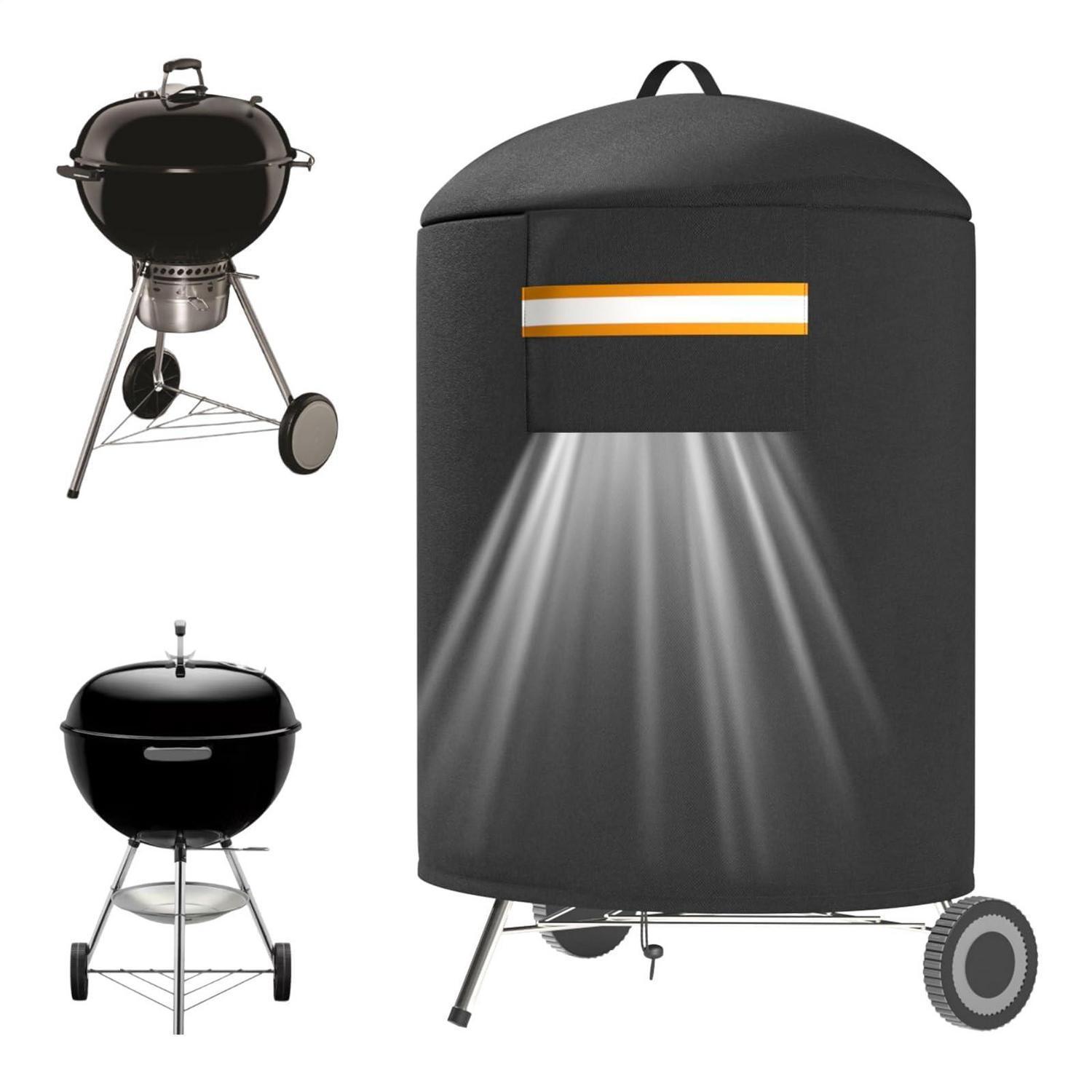 Kugelgrill Abdeckung 420d Oxford, Wasserdicht, Uv-beständig, Für Weber 57cm Holzkohlegrill