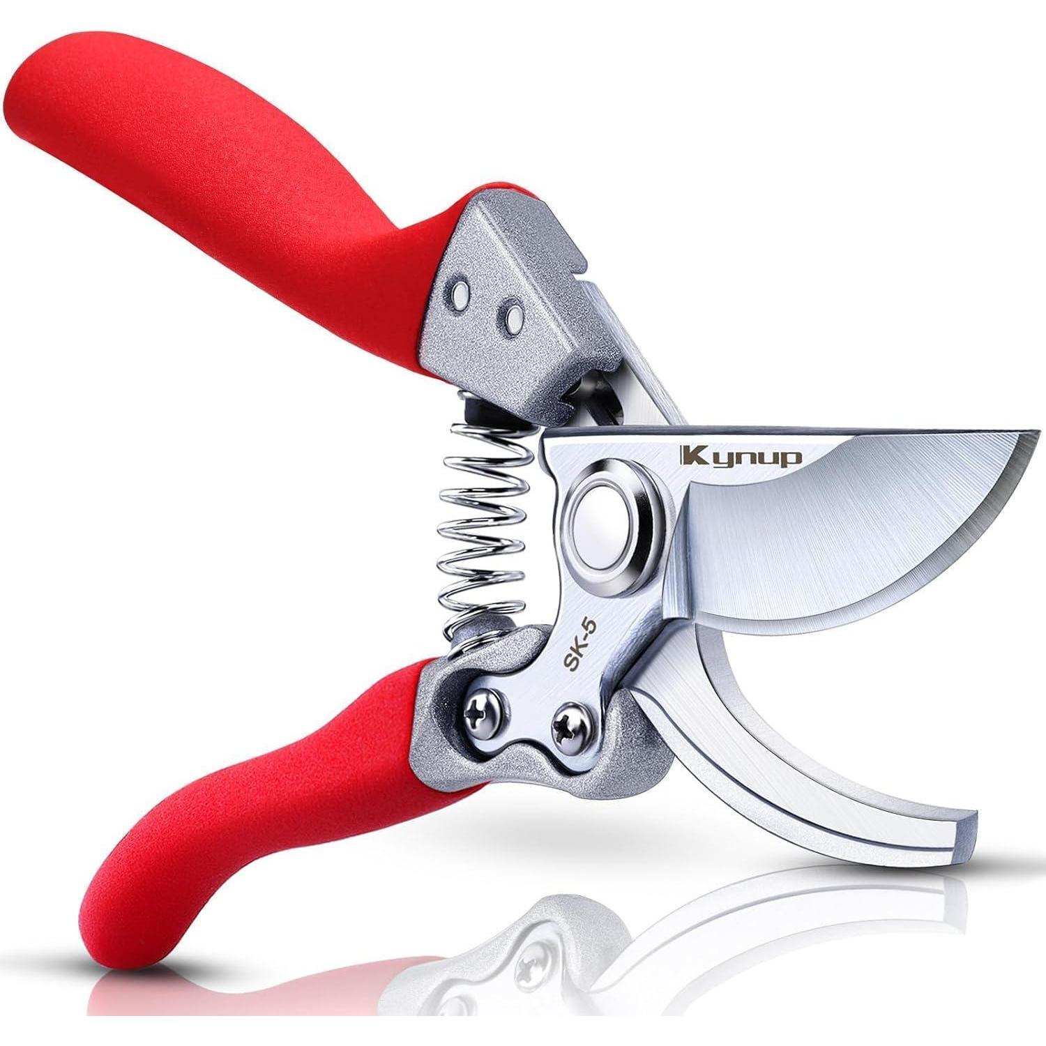 Astschere Profi Gartenschere Sk-5 Stahl Ergonomisch Bis 2,5 Cm Schnittdurchmesser Rot