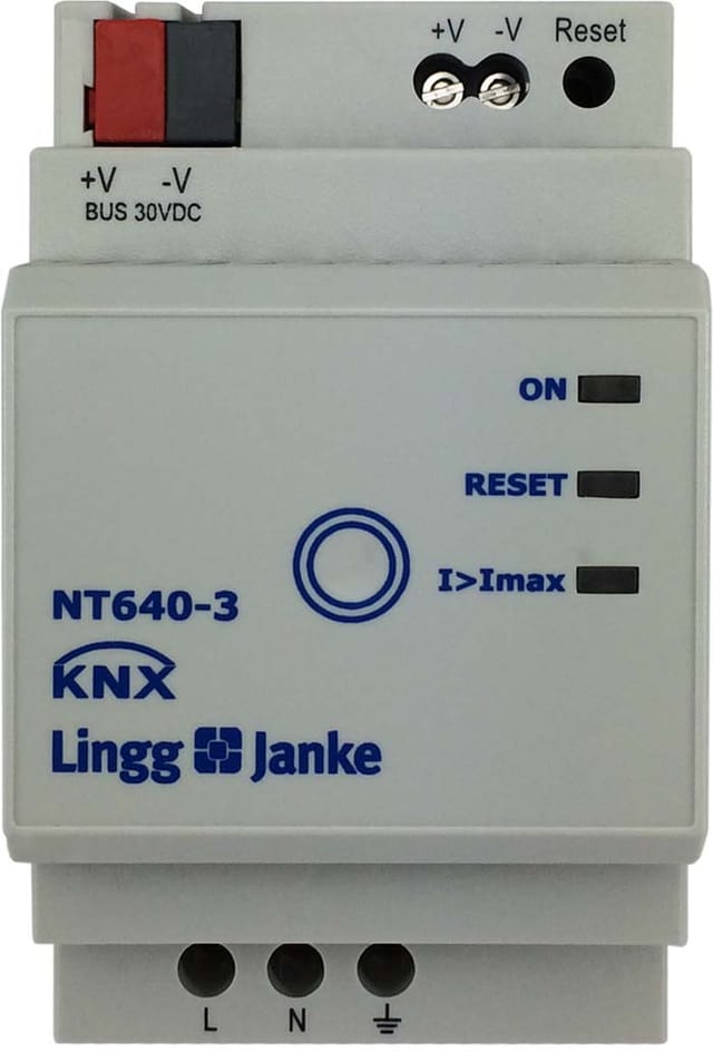 Lingg&amp;Janke KNX Spannungsversorgung 640mA 3TE NT640-3 - 88409
