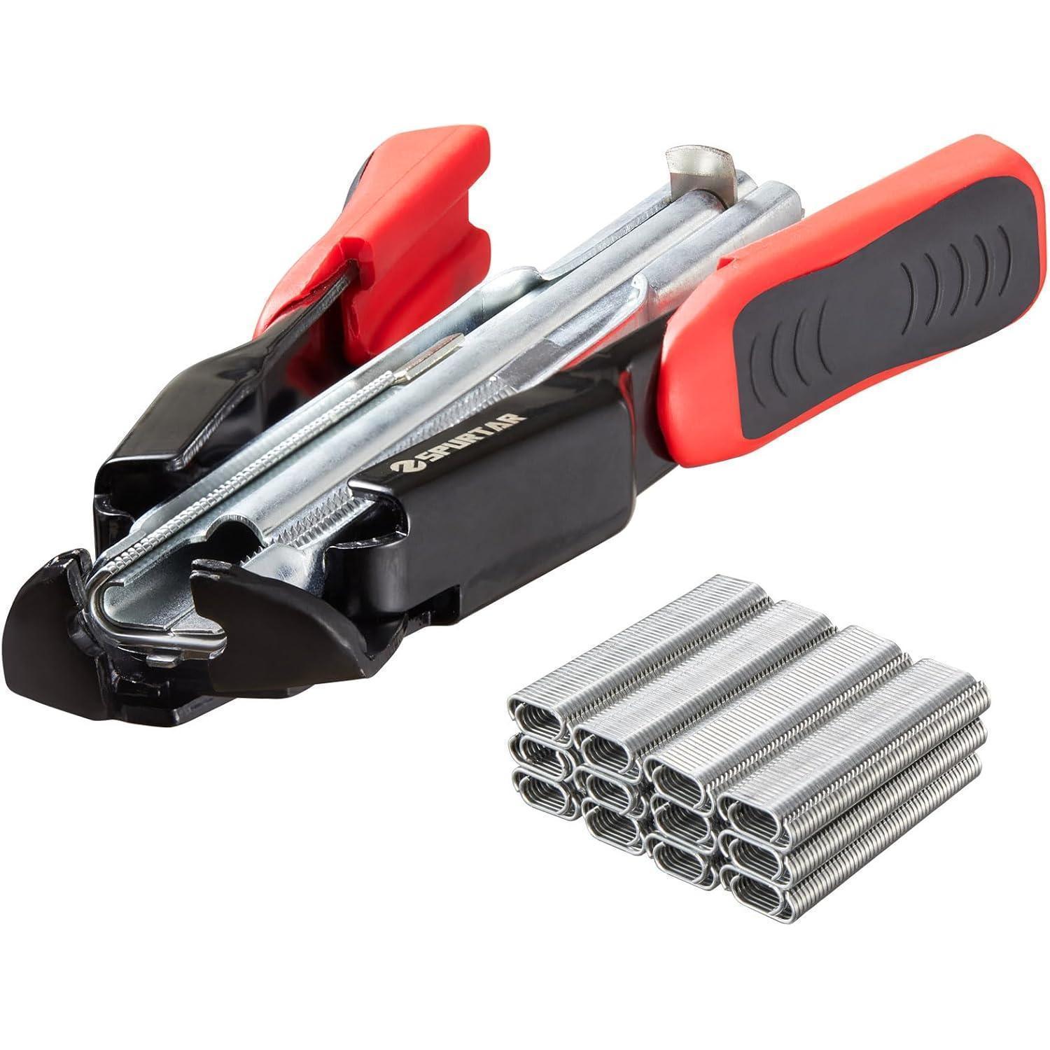 Schweineringzange Mit 1200 Ringen 20mm, Automatische Zufuhr, Verzinkt