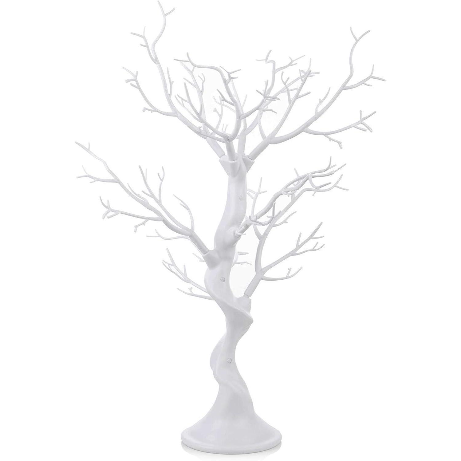 Künstlicher Deko-baum 58 Cm Weiß, Abnehmbare Äste, Hochzeit, Tischdeko
