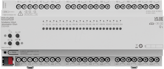 Jung KNX-Jalousieaktor 24-fach 230241SR