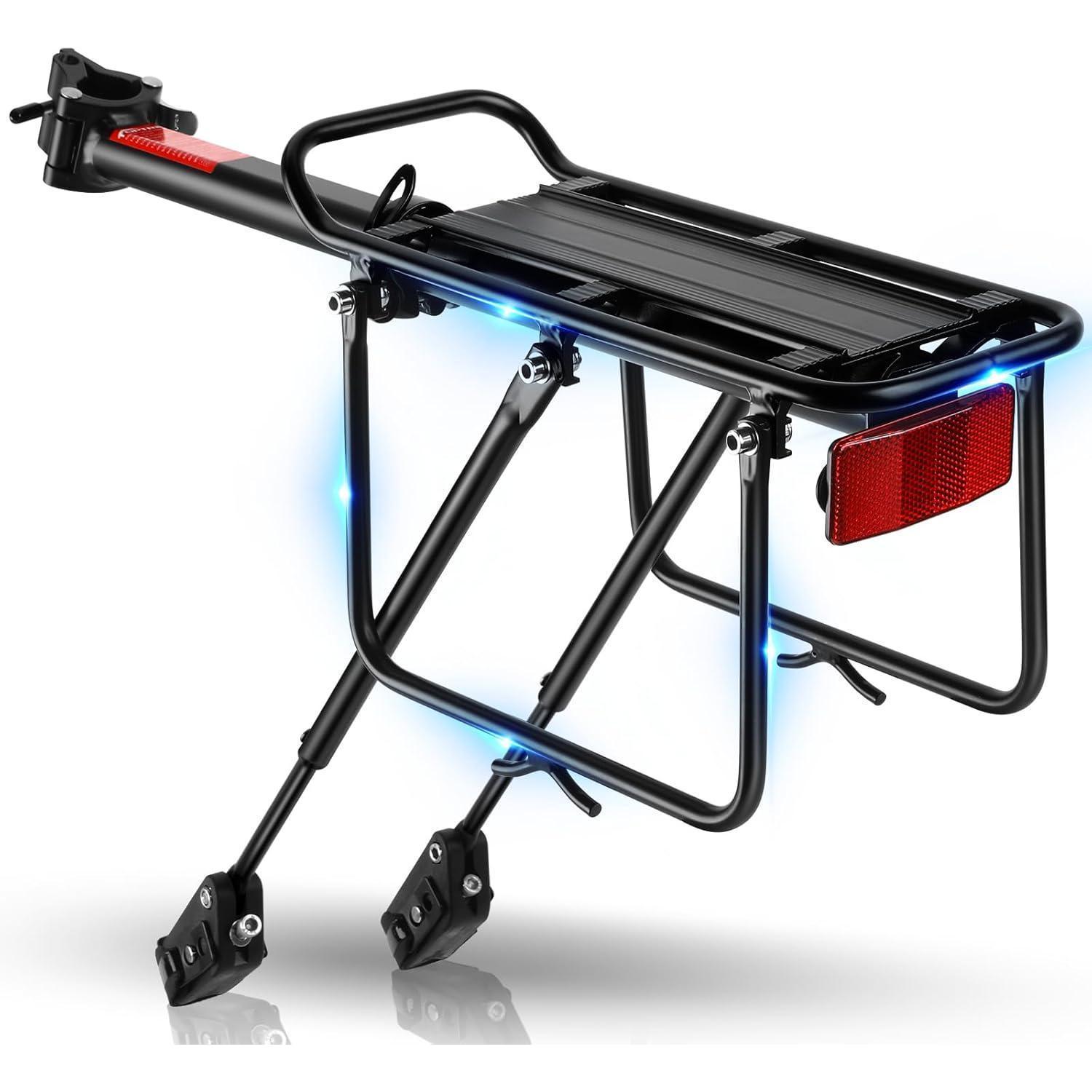Gepäckträger Fahrrad Aluminiumlegierung 24-29 Zoll, Bis 50kg, Für Mtb, Rennrad, E-bike