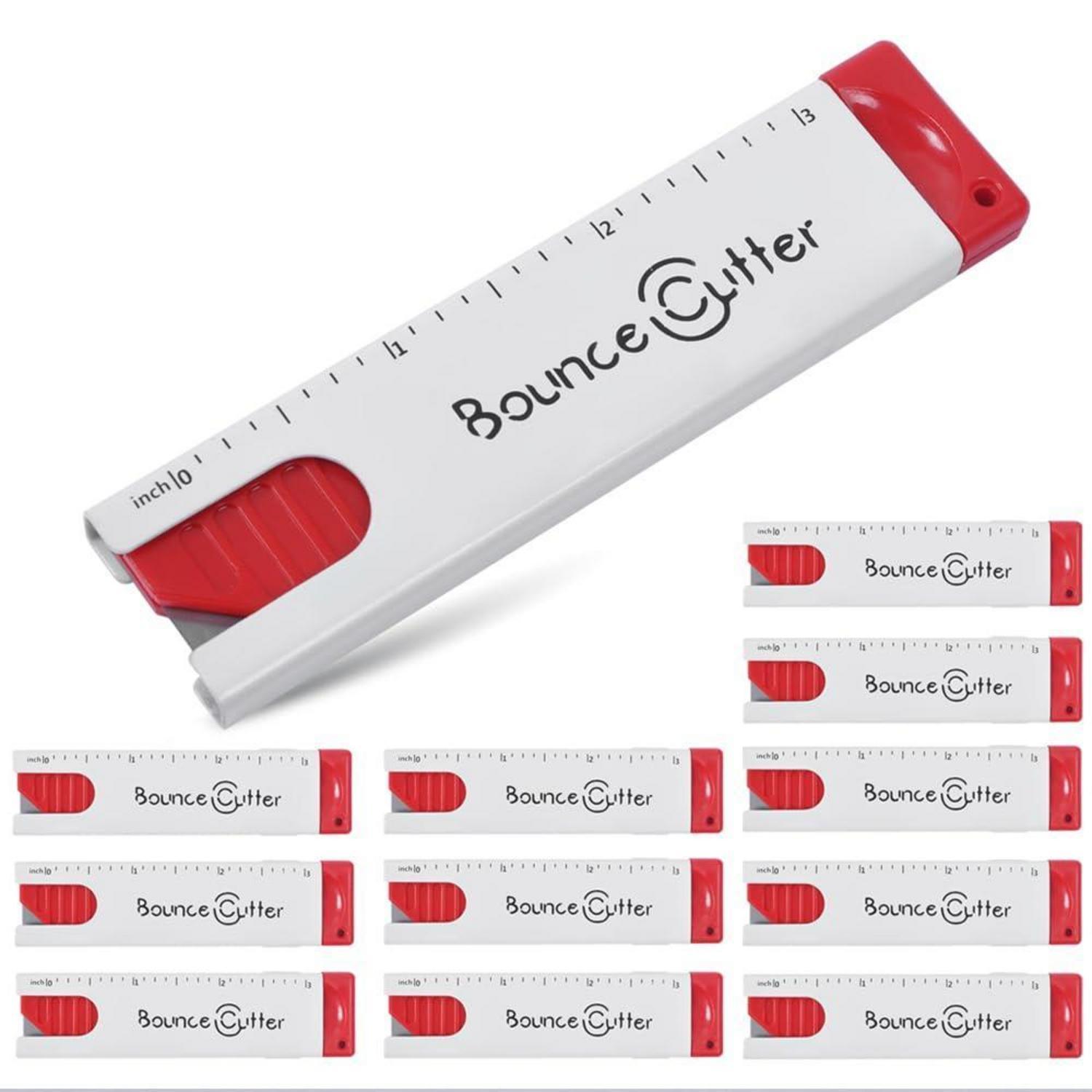 12x Mini Cuttermesser Mit Automatischem Klingenrückzug, Taschenformat, Für Büro & Handwerk