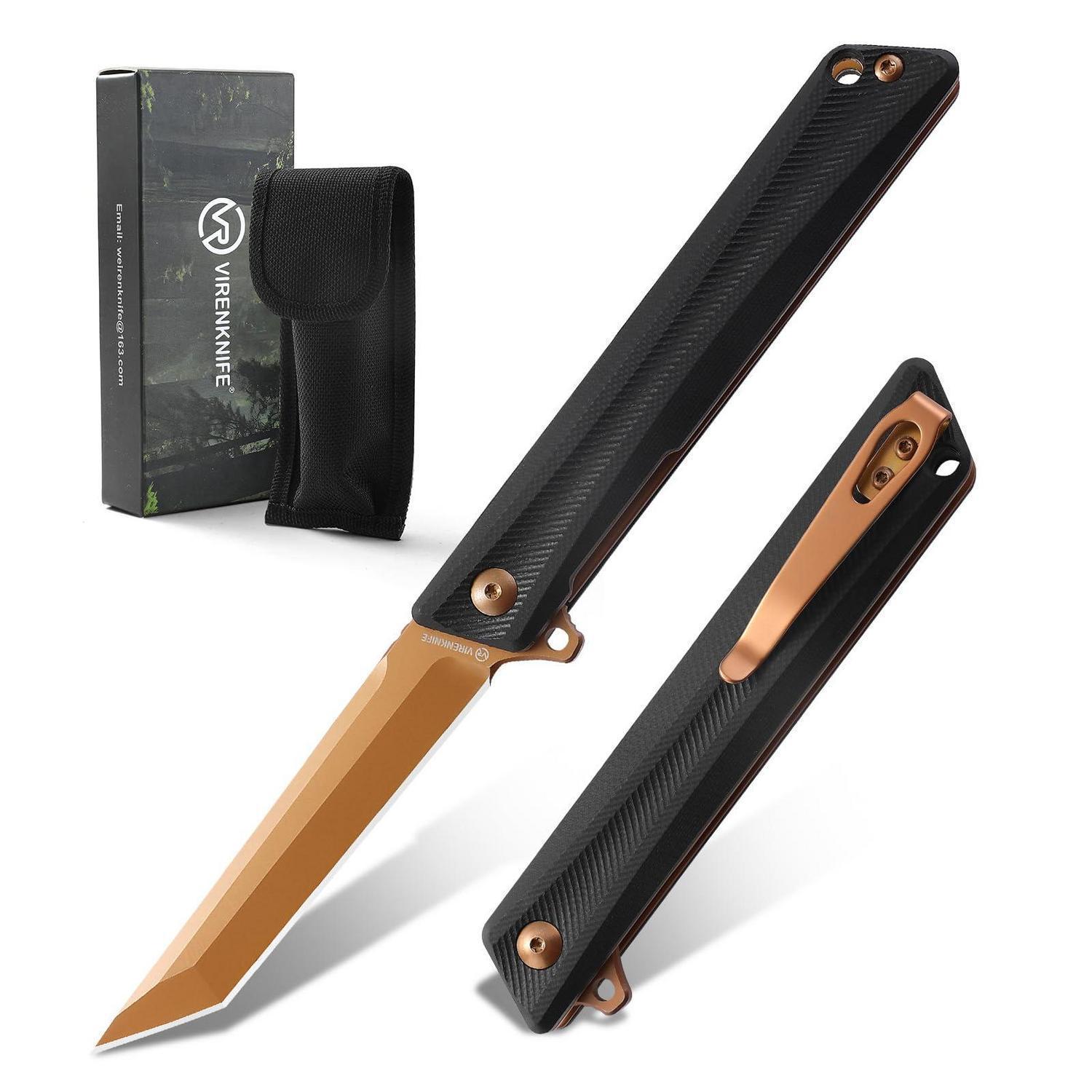 Klappmesser Mit D2-klinge, G10-griff, Kugellager Und Liner Lock