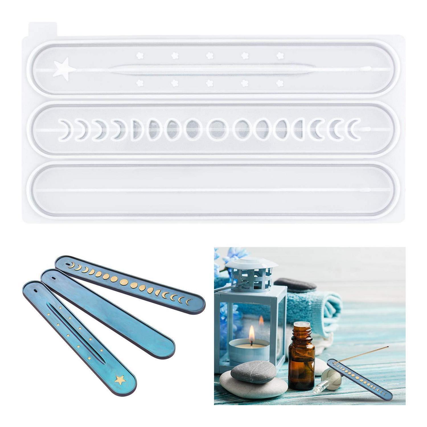 Silikonform Mondphasen Räucherstäbchenhalter Diy Bastelset