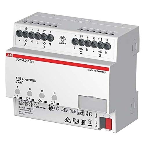 ABB Stotz S&amp;J KNX-LED-Dimmer 4x210W/VA REG UD/S4.210.2.1 - 2CKA006197A0047