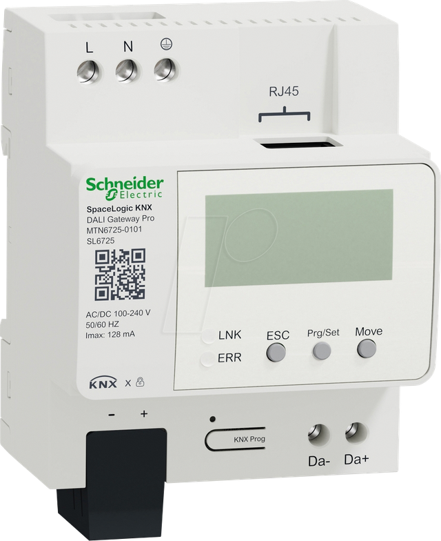 Schneider Electric SpaceLogicKNX DALI Gateway Pro 1ch 2.0 MTN6725-0101