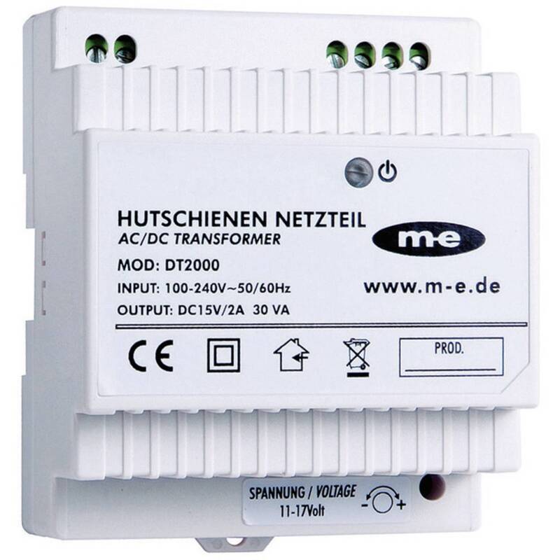 [neuwertig] B-ware Hutschienen-netzteil Dt 2000 Türsprechanlage 15 V/dc 2 A Weiß M-e Modern Elec...