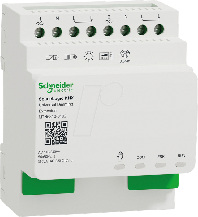Schneider Electric Erweiterung Dimmer SpaceLogic KNX MTN6810-0102