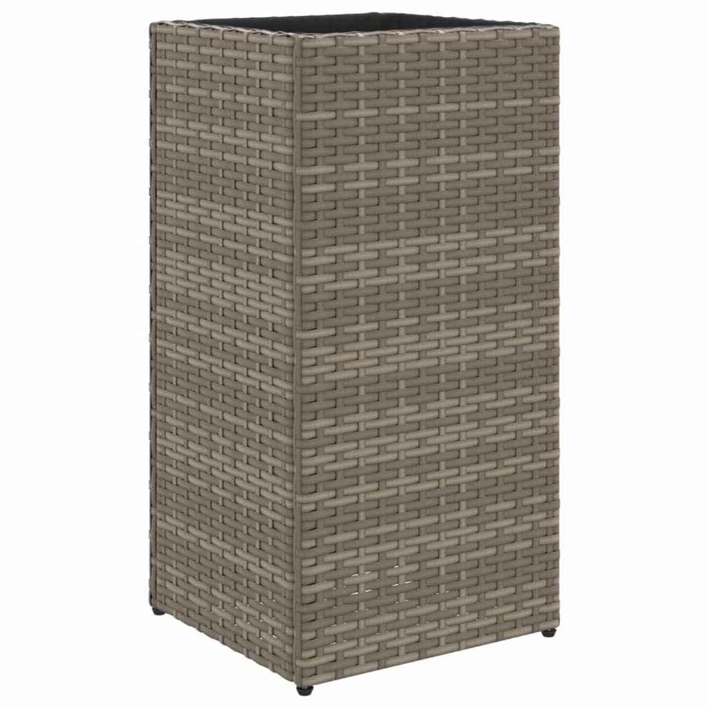 Maison Exclusive - Pflanzkübel Grau 30x30x60 Cm Poly Rattan