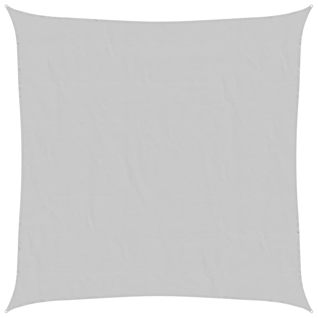 Maison Exclusive - Sonnensegel Hellgrau 6x6 M 100% Polyester Oxfo