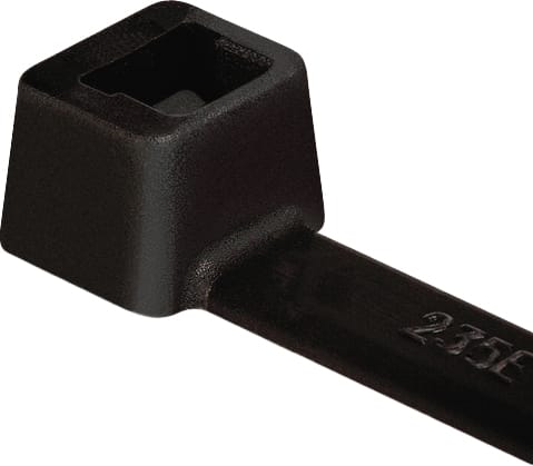 HellermannTyton Kabelbinder 205x2,5mm, Schwarz T18L-PA66-BK-C1 - 111-02110