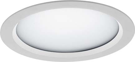 LTS Licht&amp;Leuchten LED-Einbaudownlight 4000K inkl.Konverter VTFL 10.2540 weiss - 641438