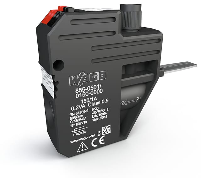 WAGO GmbH &amp; Co. KG Aufsteck-Stromwandler 150A/1A 0,2VA 855-501/150-000