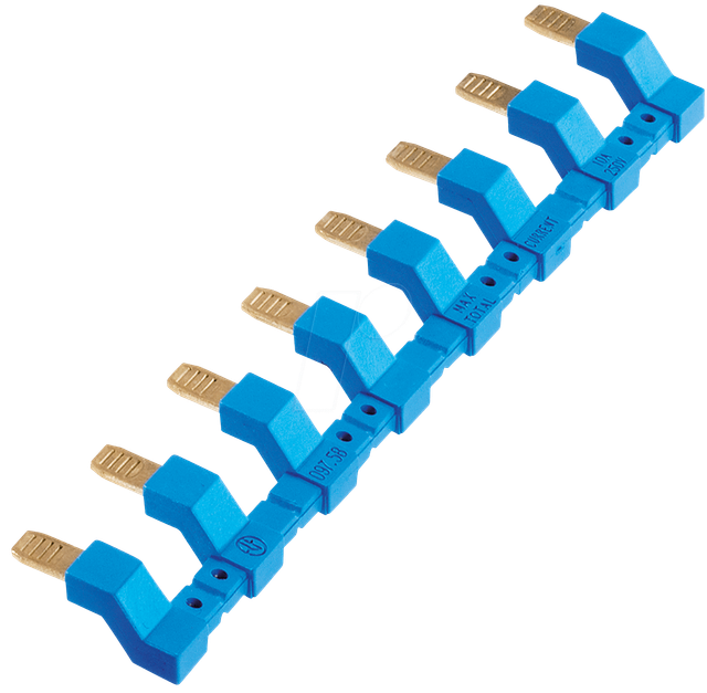 Finder Verbindungsbrücke blau, 8-polig 097.58 - 9758
