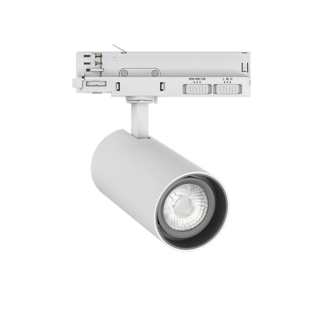 DOTLUX LED-Tracklight SLIMtrack-eco max.21Watt POWERselect &amp; COLORselect weiss 36Grad - 4890-199036