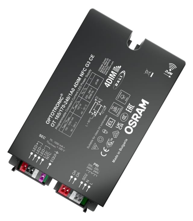 Osram LED-Treiber OT 165/170-240/1A0 4DIM NFC G3 CE - 4062172219075