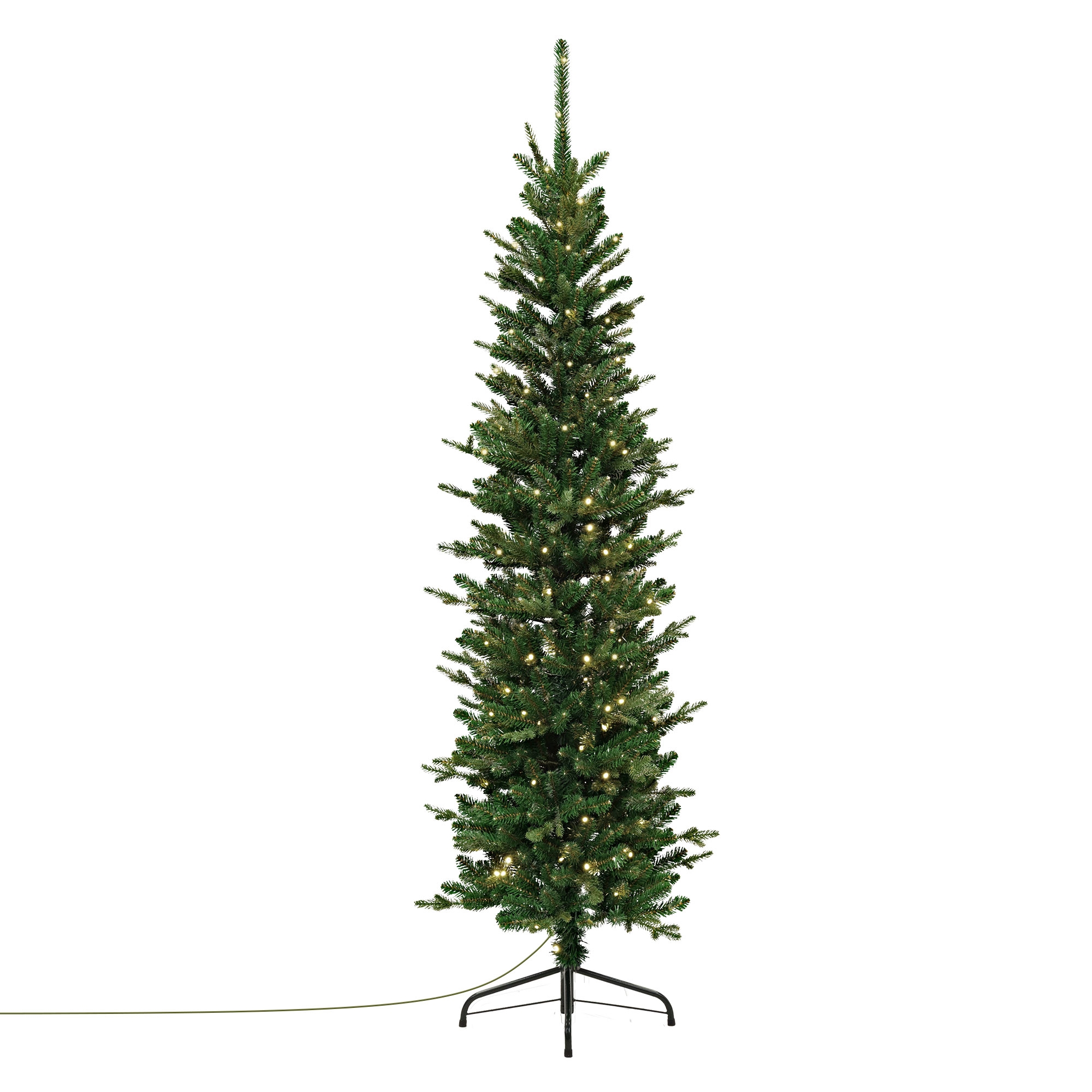 Ecd Germany Künstlicher Weihnachtsbaum 180 Cm Mit Beleuchtung, Naturgetreu
