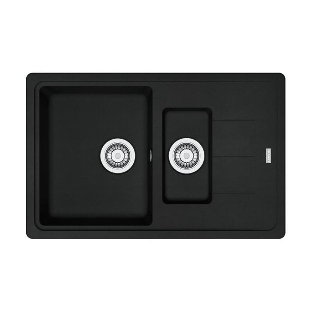 Franke Einbauspüle Basis Bfg 651-78 Fragranit Black Matt