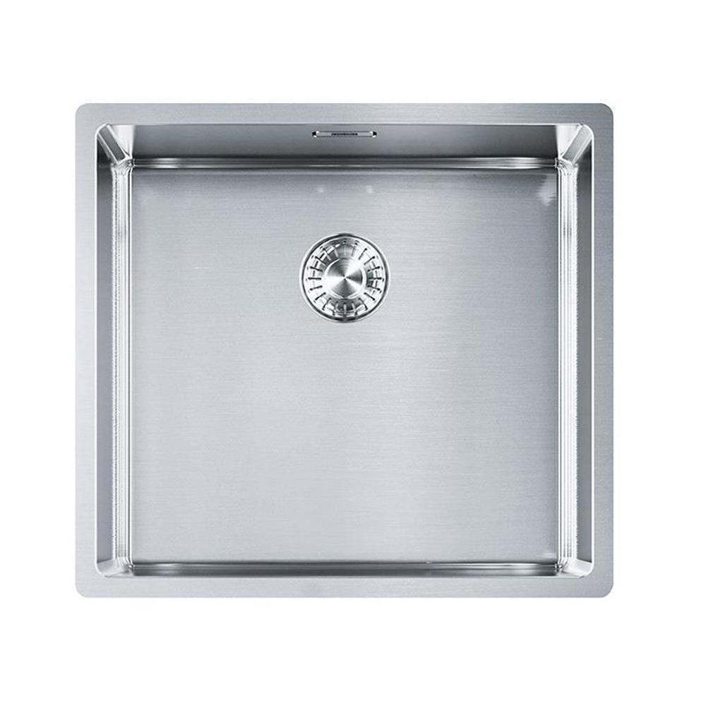 Franke Einbauspüle Box Bxx 210/110-45 Edelstahl, Stopfenventil