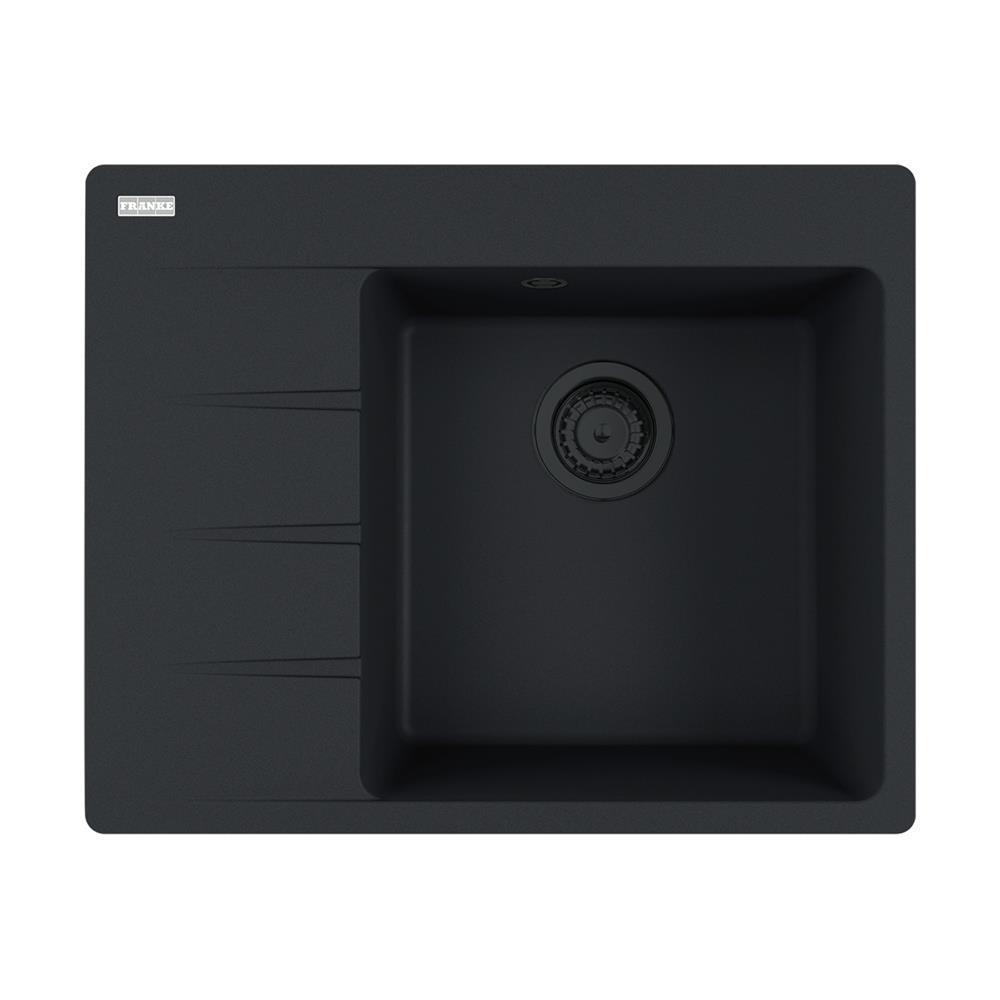 Franke Einbauspüle Centro Cng 611-62 A Fragranit Black Matt - Collection Becken Rechts