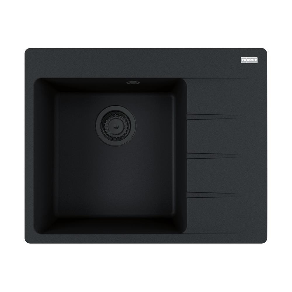 Franke Einbauspüle Centro Cng 611-62 A Fragranit Black Matt - Collection Becken Links