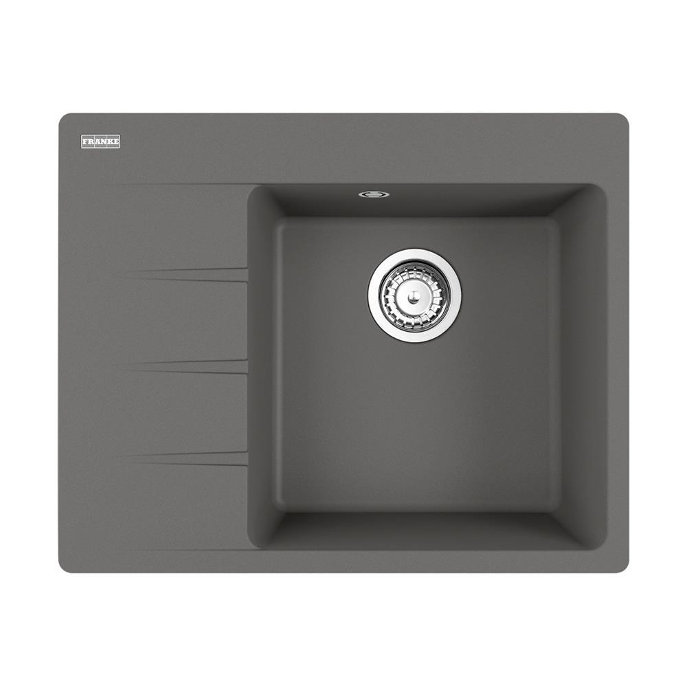 Franke Einbauspüle Centro Cng 611-62 A Fragranit Steingrau Becken Rechts
