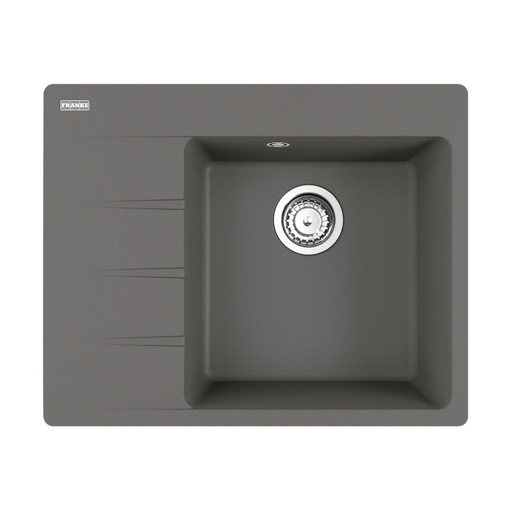 Franke Einbauspüle Centro Cng 611-62 A Fragranit Schiefergrau Becken Rechts