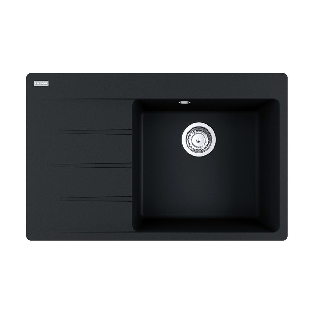 Franke Einbauspüle Centro Cng 611-78 A Fragranit Onyx, Becken Rechts