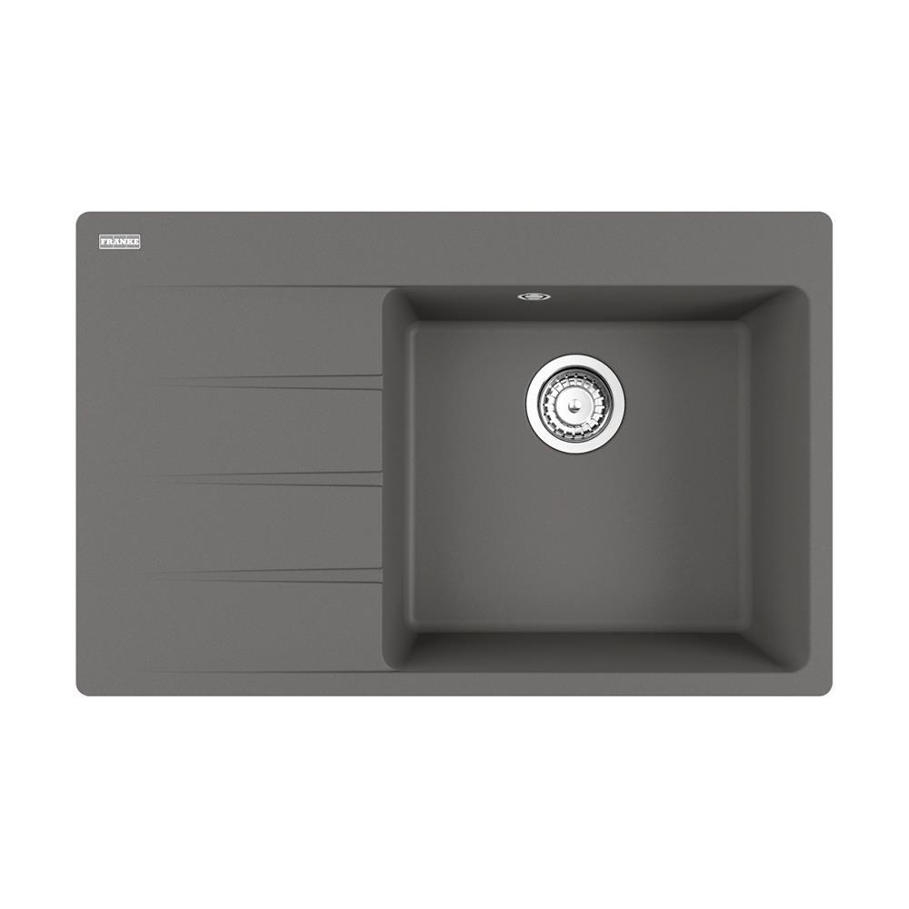 Franke Einbauspüle Centro Cng 611-78 A Fragranit Steingrau, Becken Rechts