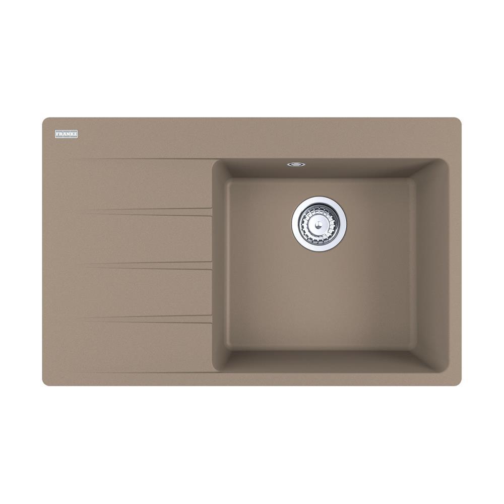 Franke Einbauspüle Centro Cng 611-78 A Fragranit Cashmere, Becken Rechts