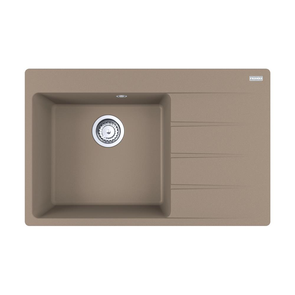 Franke Einbauspüle Centro Cng 611-78 A Fragranit Cashmere, Becken Links