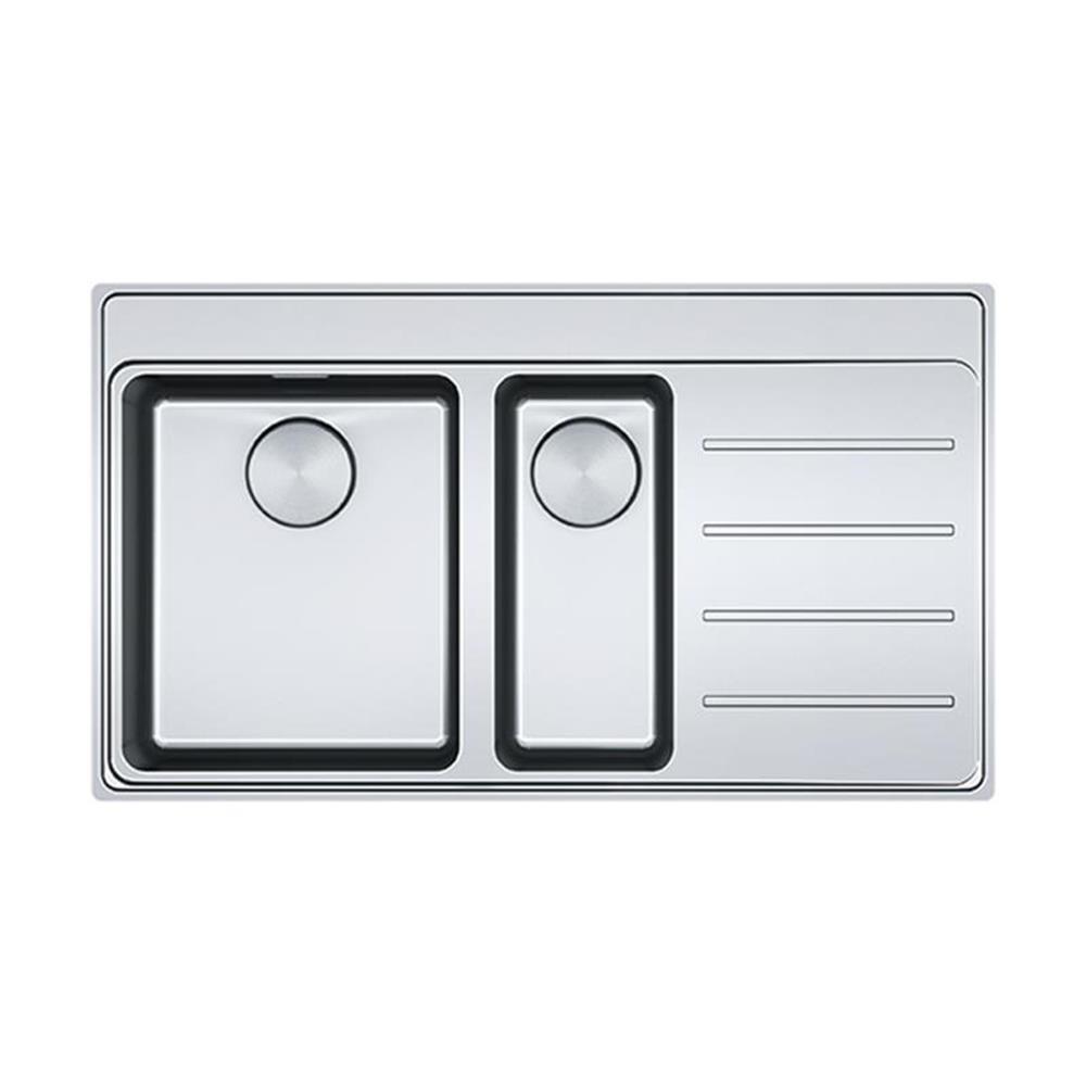 Franke Einbauspüle Mythos Myx 251 A Edelstahl, Becken Links