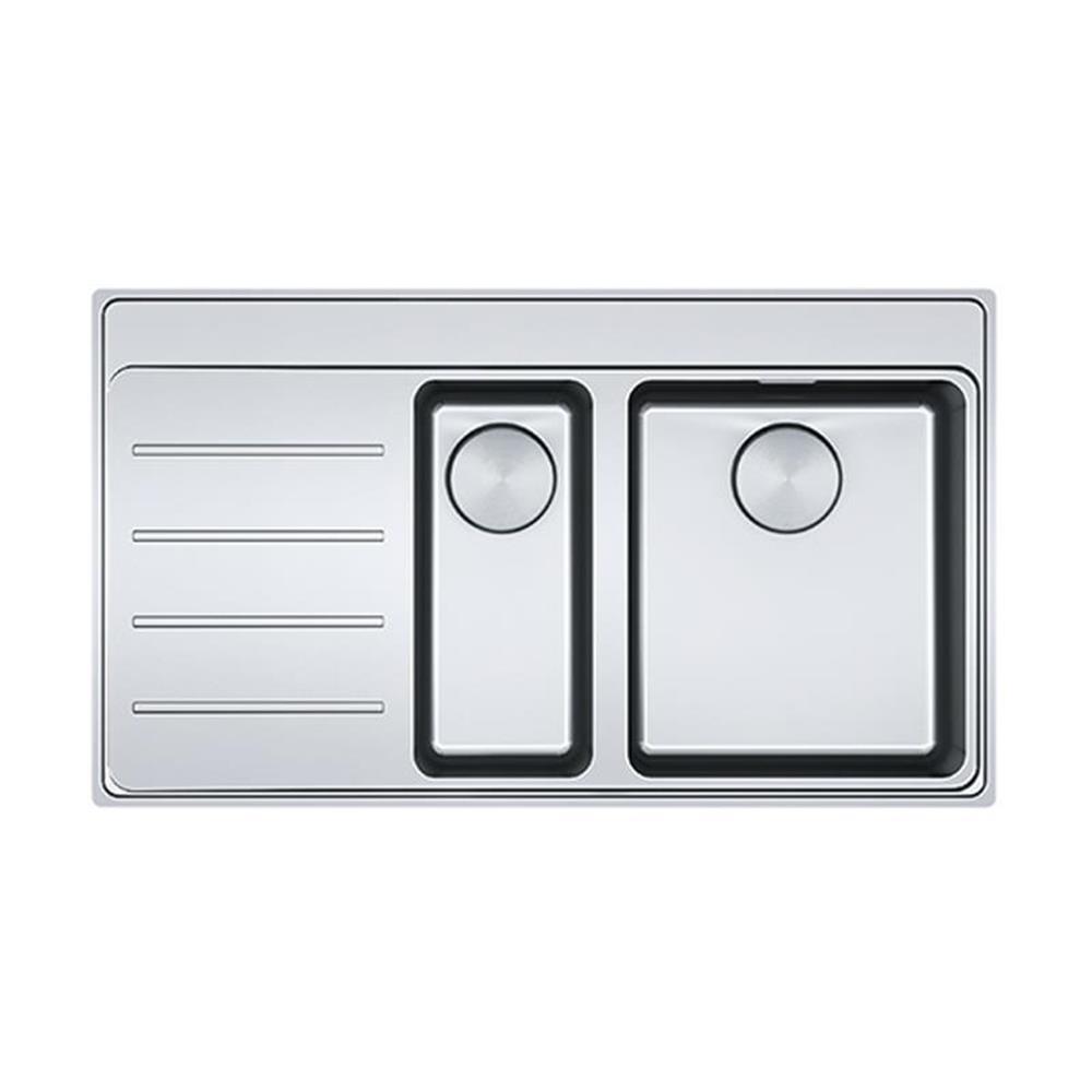 Franke Einbauspüle Mythos Myx 251 A Edelstahl, Becken Rechts