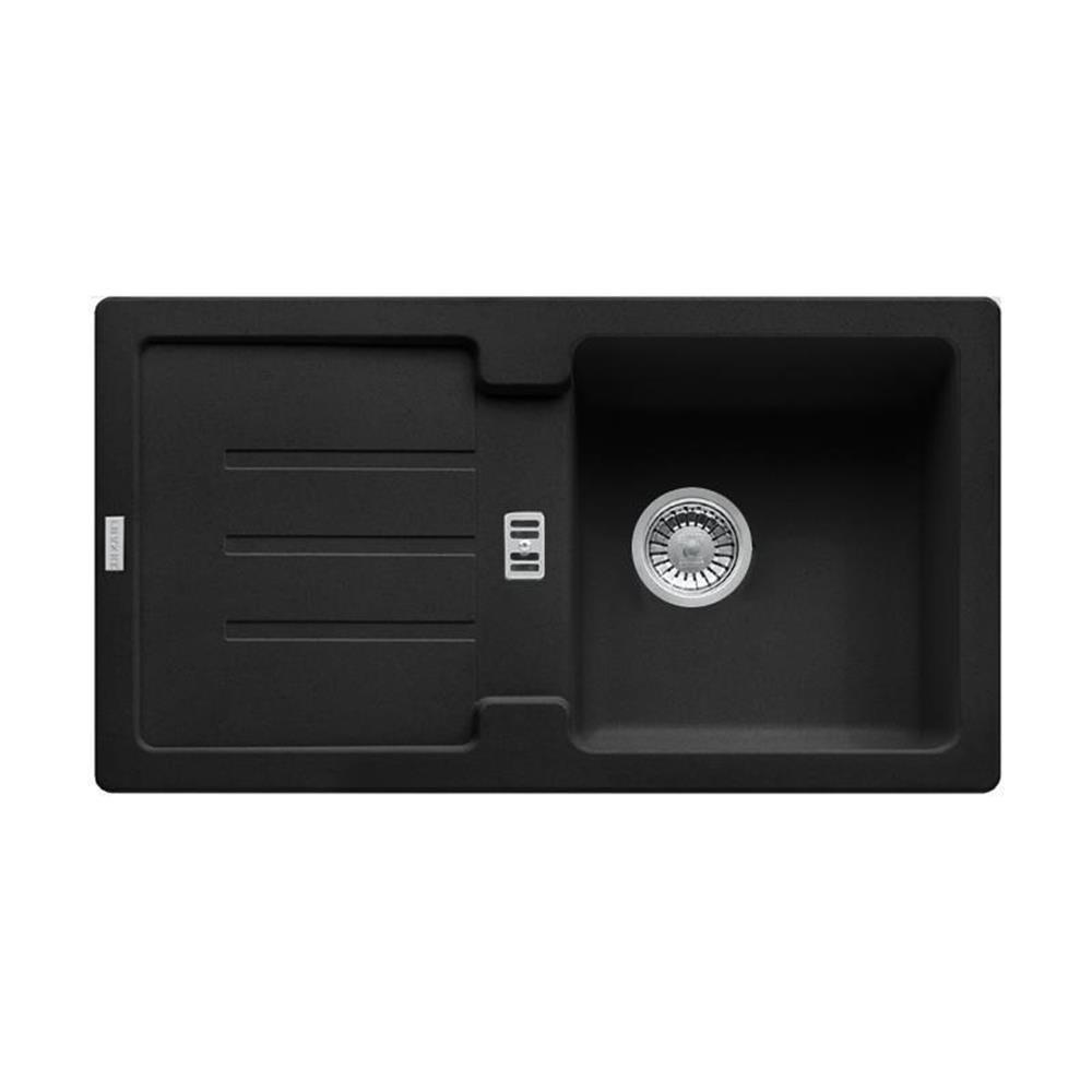 Franke Einbauspüle Strata Stg 614-78 Fragranit+, Stopfenventil Black Matt