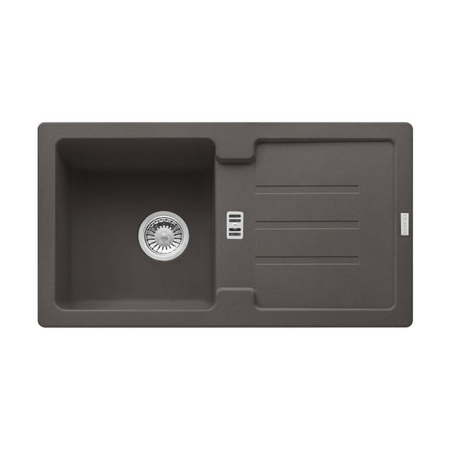 Franke Einbauspüle Strata Stg 614-78 Fragranit+, Excenterventil Schiefergrau