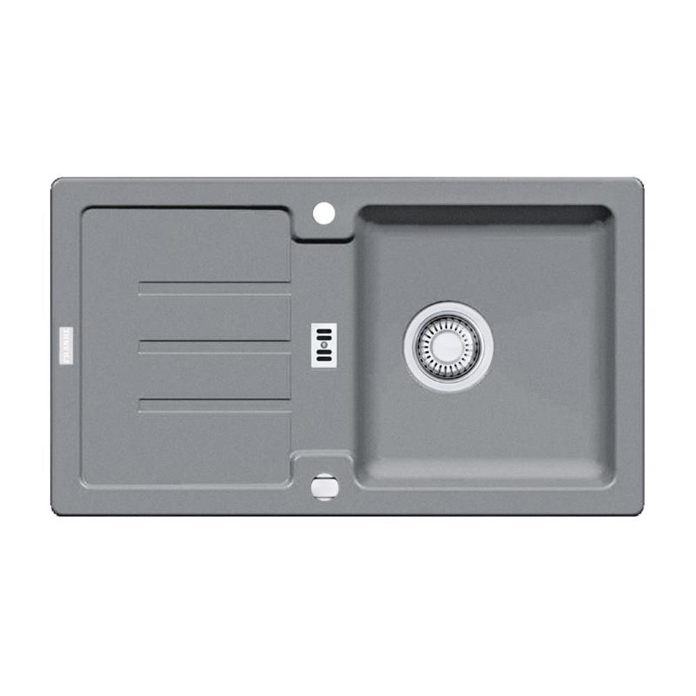 Franke Einbauspüle Strata Stg 614-78 Fragranit+, Excenterventil Steingrau