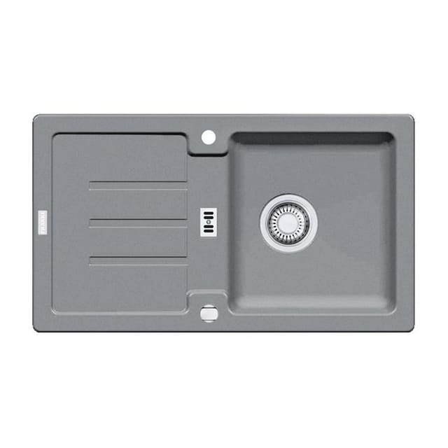Franke Einbauspüle Strata Stg 614-78 Fragranit+, Excenterventil Steingrau