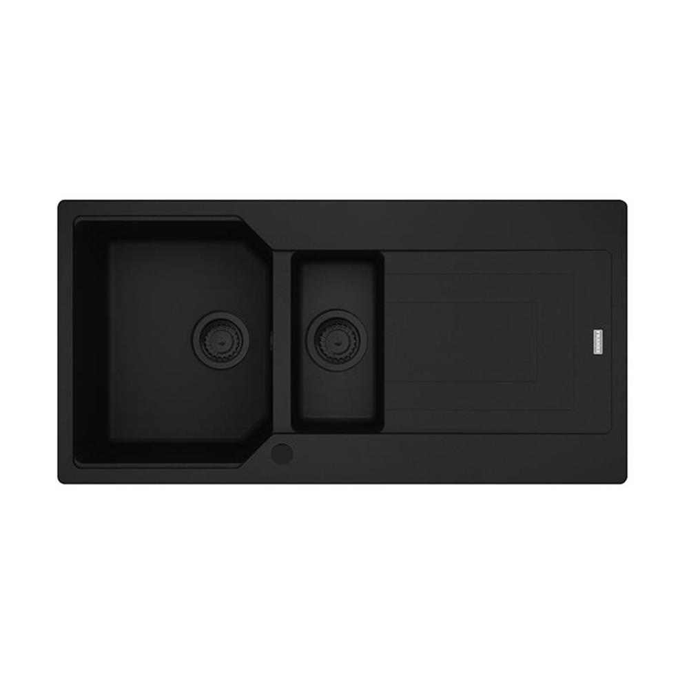 Franke Einbauspüle Urban Ubg 651-100 Fragranit Black Matt - Black Collection